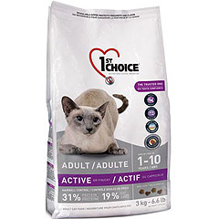 1ST CHOICE Active or Finicky сухой корм для кошек Цыпленок