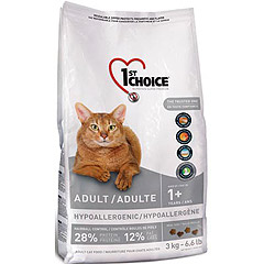 1ST CHOICE Hypoallergenic сухой корм для кошек Утка