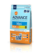 Advance Mini Adult (Эдванс) сухой корм для собак Мелких пород