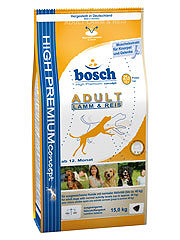 Bosch Adult Lamb & Rice (Бош) Корм для взрослых собак Ягненок с рисом