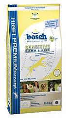 Bosch Sensitive Lamb & Rice (Бош) Корм для собак-аллергиков Ягненок с рисом