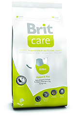 Brit Care Cat Kitten Chicken & Rice сухой корм для котят.