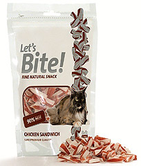Brit Care Cat Let?s Bite Chicken sandwich Лакомство для кошек Куриный сэндвич