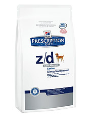 Hill's PD Canin Z/D Low Allergen Хиллс Диета для собак лечение и диагностика пищевых аллергий