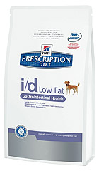 Hill's PD Canine I/D Low Fat Хиллс Диета для собак лечение заболеваний ЖКТ Низкокалорийный