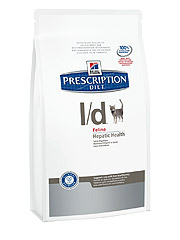 Hill's PD Feline L/D Хиллс Диета для кошек лечение заболеваний печени 1,5кг