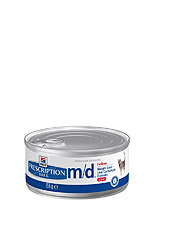 Hill's PD Feline M/D with Liver Хиллс Диета консервы для кошек лечение сахарного диабета 156гр