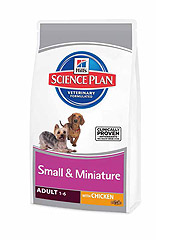 Hill's SP Canin Adult Small & Miniature with Chicken Хиллс сухой корм для взрослых собак миниатюрных размеров с курицей