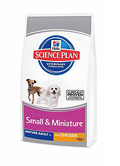 Hill's SP Canin Mature Small & Miniature with Chicken Хиллс сухой корм для пожилых собак миниатюрных размеров с курицей