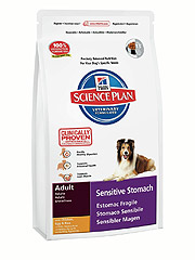 Hill's SP Canine Adult Sensitive Stomach Хиллс сухой корм для собак с чувствительным желудком с яйцом и рисом