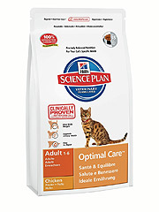 Hill's SP Feline Adult Chicken Хиллс сухой корм для взрослых кошек со вкусом курицы