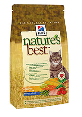 Hill's SP NB Feline Mature Chicken Хиллс сухой корм для пожилых кошек со вкусом курицы и овощами