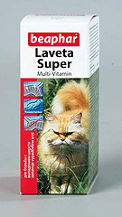 Беафар Laveta super Витамины для шерсти кошкам 50 мл.