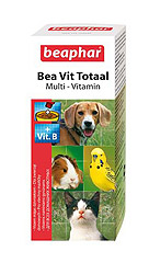 Беафар Vit Total Витамины во время линьки для кошек, собак, птиц и грызунов 50 мл.