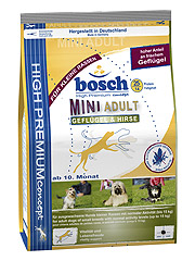 Bosch Mini Adult Poultry&Millet (Бош) Корм для взрослых собак Мелких пород птица/просо