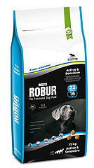 BOZITA Robur Active & Sensitive 22/16 сухой корм с мясом Лося для чувствительных и активных собак