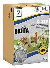 BOZITA Funktion Kitten кусочки Курицы в желе для котят и беременных кошек