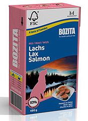 BOZITA Salmon Jelly консервы для собак Кусочки в желе Лосось