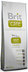 Brit Care Adult Small Breed Lamb & Rice для взрослых собак Мелких пород с Ягненком и рисом.
