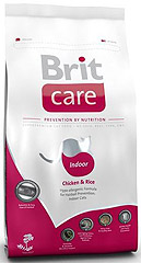 Brit Care Cat Indoor Chicken & Rice для кошек, живущих в помещении с Курицей и рисом.