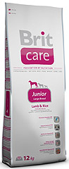 Brit Care Junior Large Breed Lamb & Rice для щенков Крупных пород с Ягненком и рисом.
