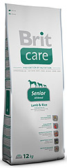 Brit Care Senior All Breed Lamb & Rice для пожилых собак старше 7лет с Лососем и рисом.