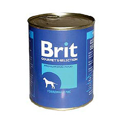Brit Консервы Beef & Rice для собак (говядина и рис) 850гр. х 8шт.
