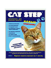 Cat Step  Наполнитель силикагель 3,8л (1,81кг)