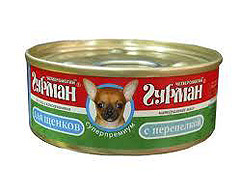 Четвероногий гурман  Мясное ассорти для щенков с перепелкой 100гр. х 24 шт.