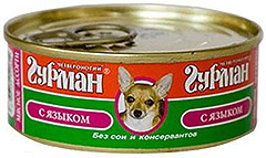 Четвероногий гурман  Мясное ассорти для щенков с языком 100гр. х 24 шт.