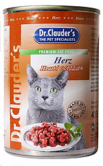 Dr. Clauder`s (Доктор Клаудер), консервы для кошек с сердцем, 415гр х 20шт