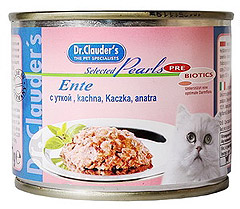 Dr. Clauder`s (Доктор Клаудер), консервы для кошек с уткой, 200гр. х 12шт.