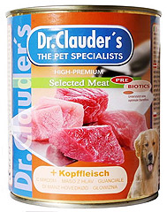 Dr. Clauder`s (Доктор Клаудер) Паштет для собак с мясом 800гр. х 6шт.