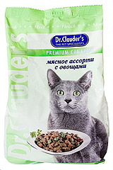 Dr. Clauder`s (Доктор Клаудер) сухой корм для кошек мясное ассорти с овощами