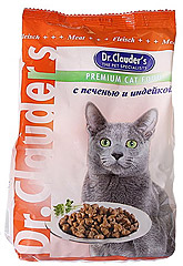 Dr. Clauder`s (Доктор Клаудер) сухой корм для кошек с печенью и индейкой