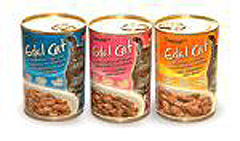Edel Cat (Эдель Кэт) Нежные кусочки Курица и утка в соусе 400гр. х 24шт.
