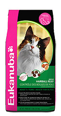 Eukanuba Adult Hairball Chicken сухой корм для кошек для выведения шерсти из желудка
