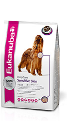 Eukanuba Adult Sensitive Skin сухой корм для собак с чувствительной кожей