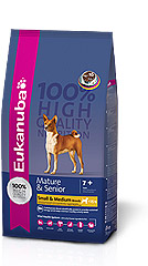 Eukanuba Mature & Senior Small & Medium Breed сухой корм для пожилых собак маленьких и средних пород