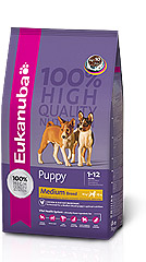 Eukanuba Puppy Medium Breed сухой корм для щенков средних пород