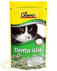 Gimpet (Джимпет) Denta-Kiss Витамины для очистки зубов для кошек 50гр