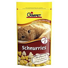 Gimpet (Джимпет) Schnurries Витамины для кошек Сердечки с Курицей