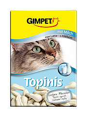 Gimpet (Джимпет) Topinis Витамины для кошек Мышки с Молоком 190шт