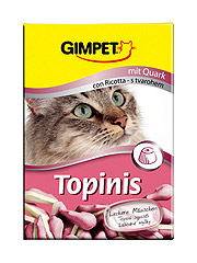 Gimpet (Джимпет) Topinis Витамины для кошек Мышки Творог/таурин 190шт