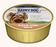 Happy Dog (Хэппи Дог) Нежные мясные паштеты Телятина с рисом