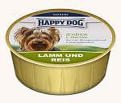 Happy Dog (Хэппи Дог) Нежные мясные паштеты Ягненок с рисом