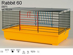 INTER-ZOO Клетка для грызунов RABBIT 590х360х310мм (белая)