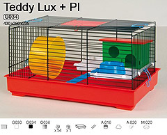 INTER-ZOO Клетка для грызунов TEDDY LUX комплект 430х280х235мм (черная)