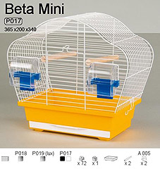 INTER-ZOO Клетка для птиц BETA МИНИ 365х200х340мм