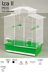 INTER-ZOO Клетка для птиц IZA II 510х300х605мм